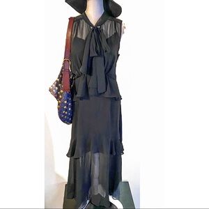 WHO WHAT WEAR DRESS, BLACK, SZ MED